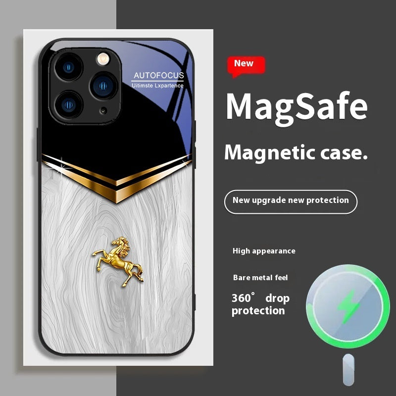 Phone Case Magnetic Glass Advanced Win Instant Success