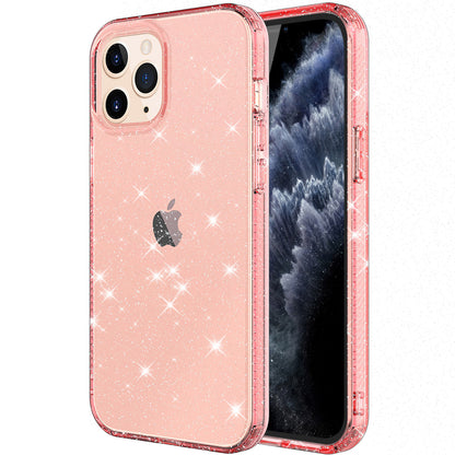 Glitter Transparent 12 Pro Max TPU Anti-drop Phone Case