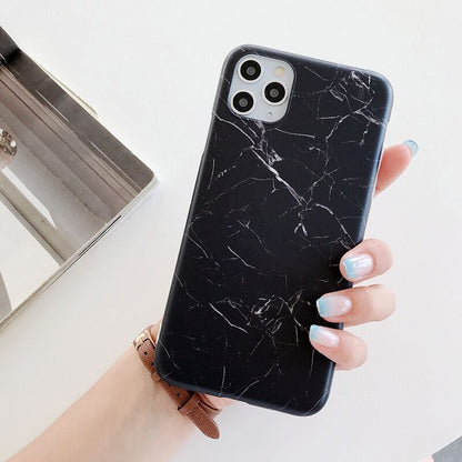 Compatible with Apple, Frosted Marble 8Plus IPhone11 Pro Max Phone Case