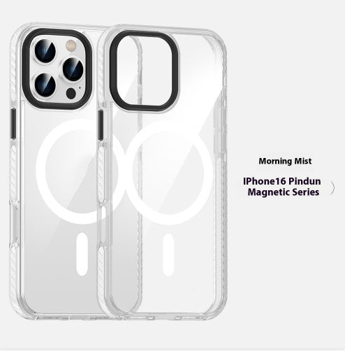 Transparent Magnetic Phone Case Suitable For Anti-fall Shell Protective Case