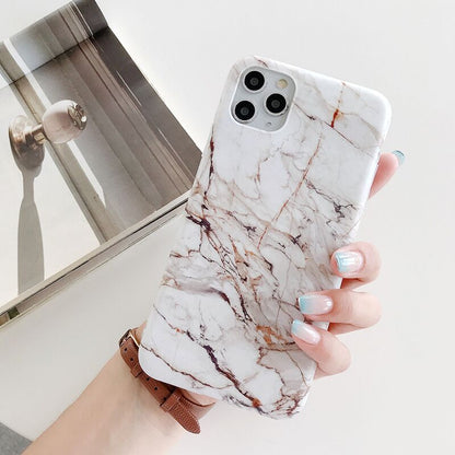 Compatible with Apple, Frosted Marble 8Plus IPhone11 Pro Max Phone Case