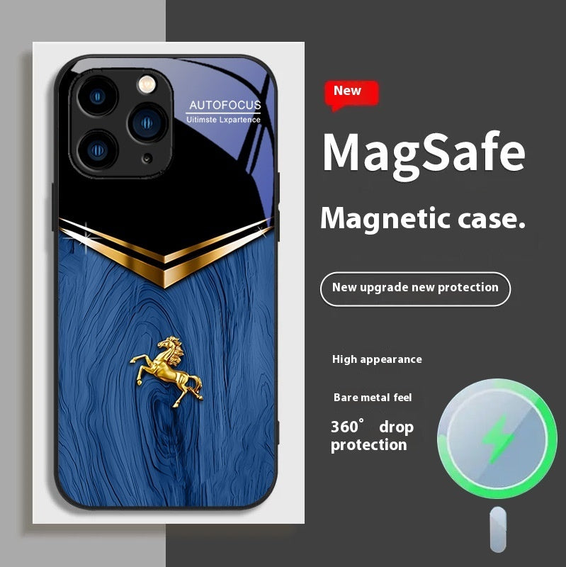 Phone Case Magnetic Glass Advanced Win Instant Success