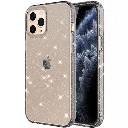 Glitter Transparent 12 Pro Max TPU Anti-drop Phone Case