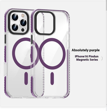 Transparent Magnetic Phone Case Suitable For Anti-fall Shell Protective Case