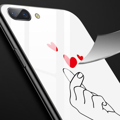 Compatible with Apple, Heart gestures, iPhone11 pro Max tempered glass case