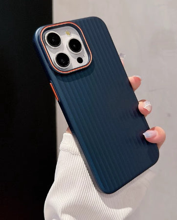 Corrugated Matte Electroplating Mobile Phone Shell Frosted Hard Shell