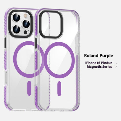 Transparent Magnetic Phone Case Suitable For Anti-fall Shell Protective Case
