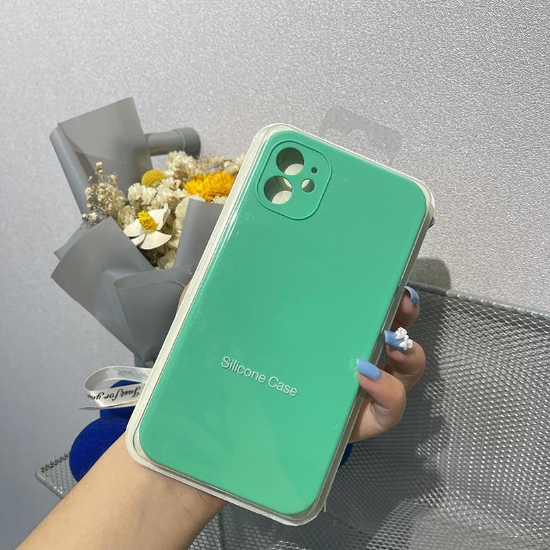 Max Liquid Silicone Full Cover For 12 Pro 11 12 Mini Soft Case