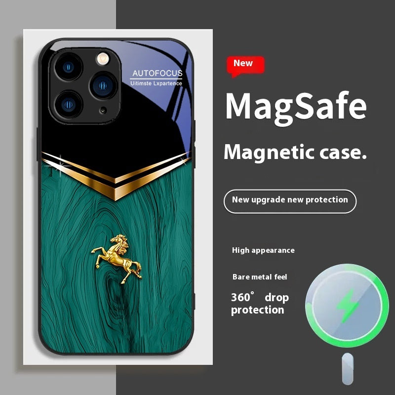 Phone Case Magnetic Glass Advanced Win Instant Success
