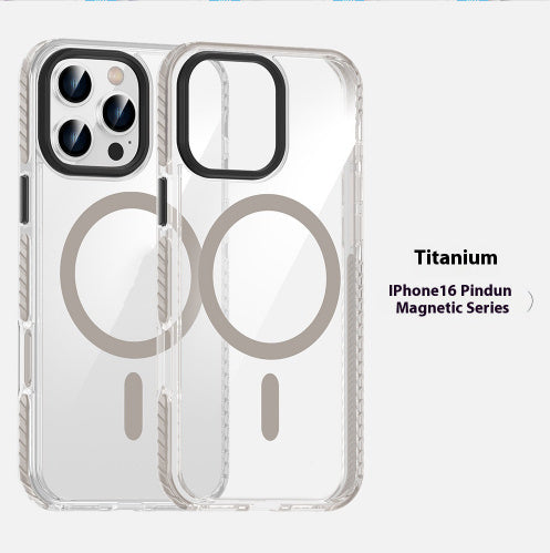 Transparent Magnetic Phone Case Suitable For Anti-fall Shell Protective Case