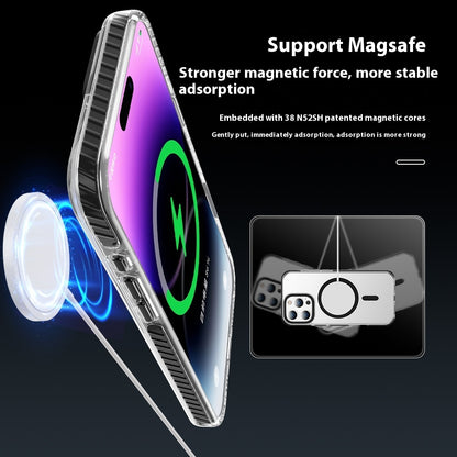 Transparent Magnetic Phone Case Suitable For Anti-fall Shell Protective Case