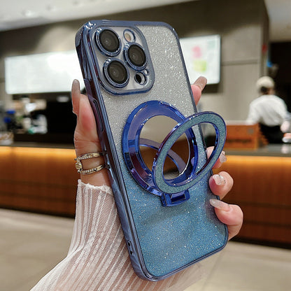 Magnetic Makeup Mirror Bracket Phone Case