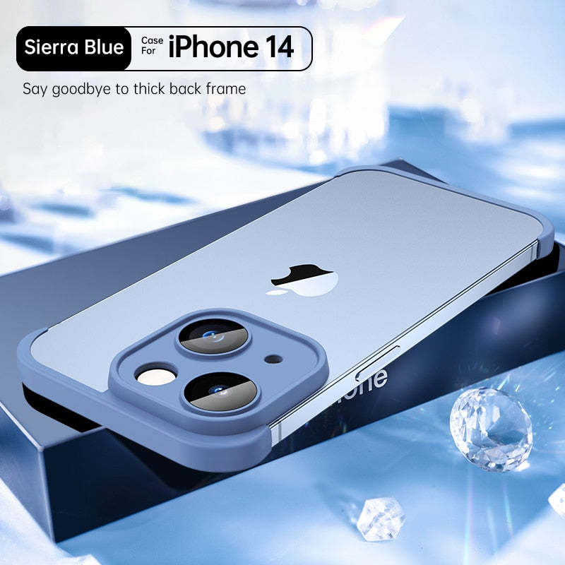 Luxury With Lens Protector Corner Pad Soft Silicone Case For iPhone 14 Pro Max Shockproof Phone Cover On iPhone 12 13 14